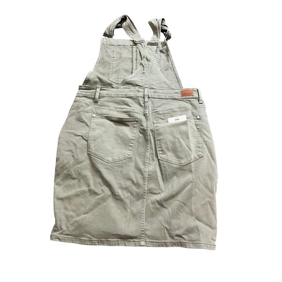 NEW JUDY BLUE Sage Green Overall Jumper Mini Dress Style #JB2822C Size‎ 2XL - Picture 6 of 9